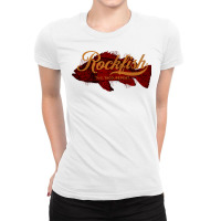 Rock Fish California West Coast Rockfish Tug Taco Repeat Premium T Shi Ladies Fitted T-shirt | Artistshot