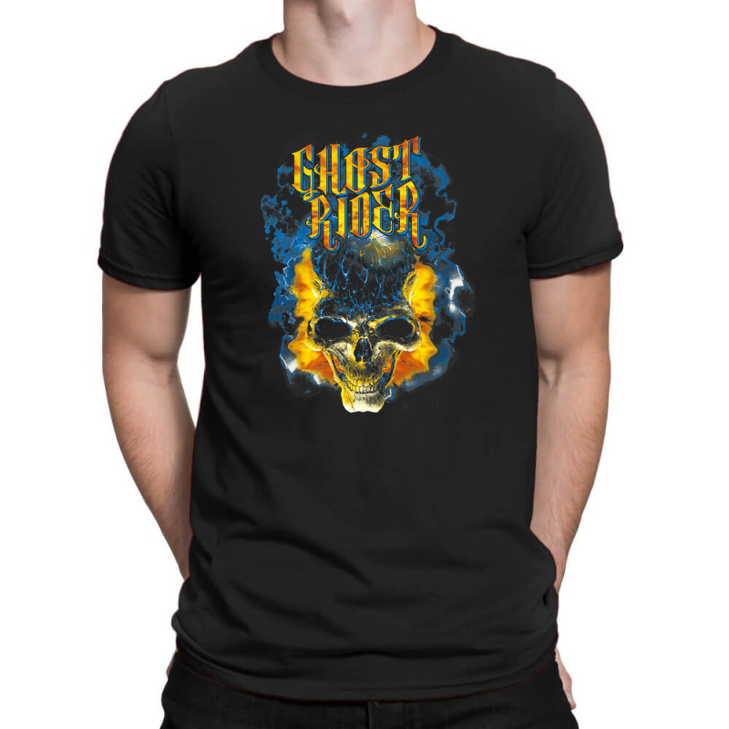 Skull Urban Street Flames Graphic T-shirt | Artistshot