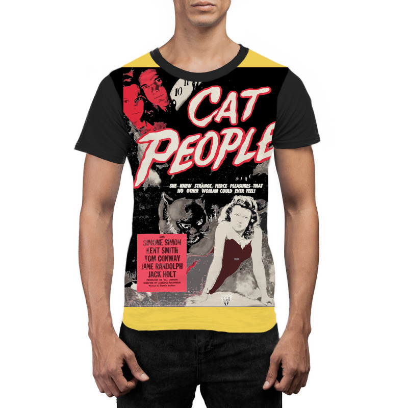 Cat Peopl Perfect Gift For You And Friends Poster Love Graphic T-shirt by shabnajianxiq | Artistshot