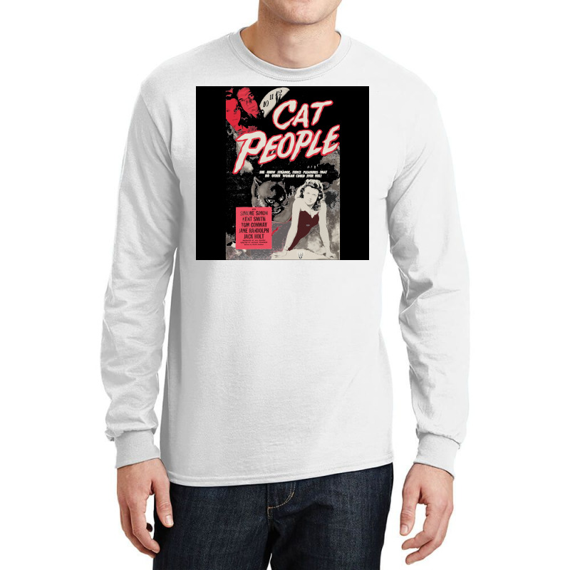 Cat Peopl Perfect Gift For You And Friends Poster Love Long Sleeve Shirts by shabnajianxiq | Artistshot