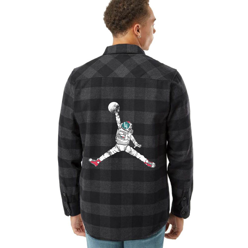 Slam Dunk In Space Flannel Shirt | Artistshot