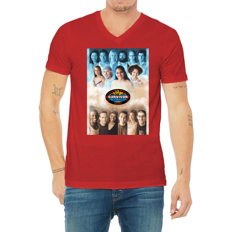 Survivor Pearl Islands Poster Stars V-Neck Tee by szylkoarowv | Artistshot