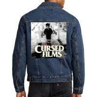 Cursed Films Tv Show Poster 70s Men Denim Jacket | Artistshot