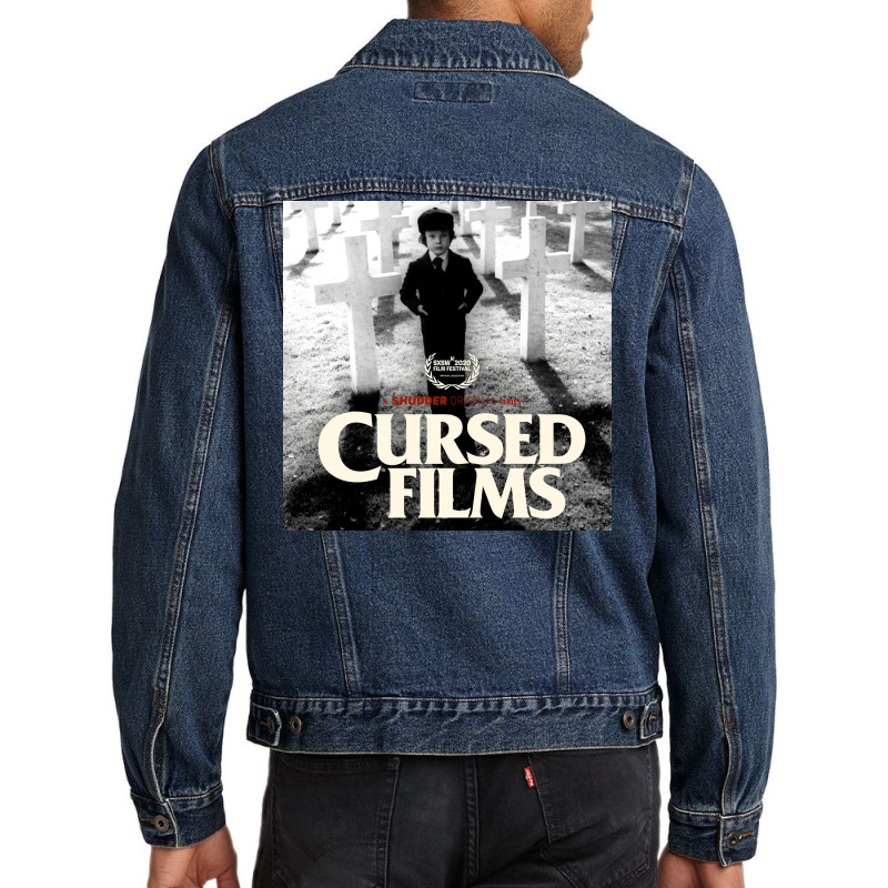 Cursed Films Tv Show Poster 70s Men Denim Jacket by shabnajianxiq | Artistshot