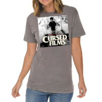 Cursed Films Tv Show Poster 70s Vintage T-shirt | Artistshot