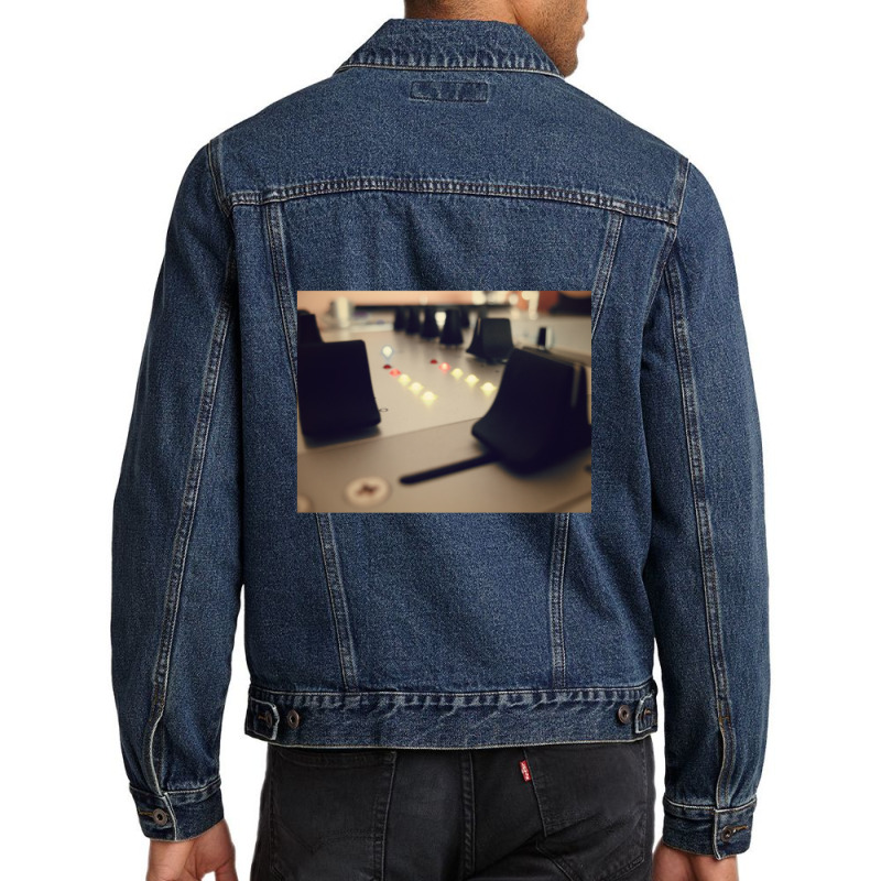 Slide The Rhythm Men Denim Jacket | Artistshot