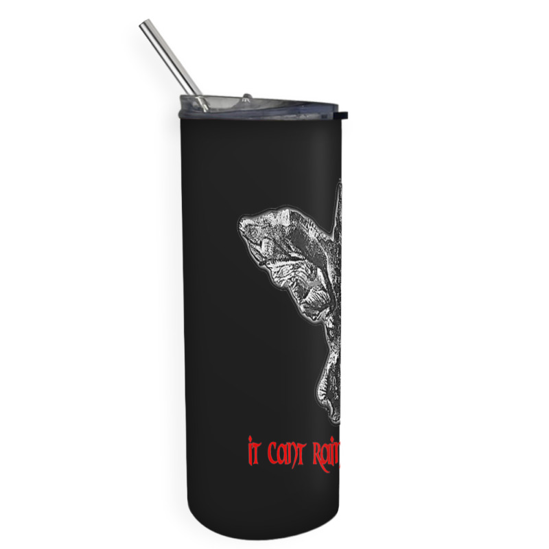 Crow Cross It Can't Rain All The Time Skinny Tumbler | Artistshot