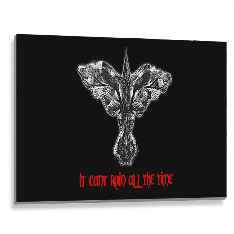 Crow Cross It Can't Rain All The Time Metal Print Horizontal | Artistshot