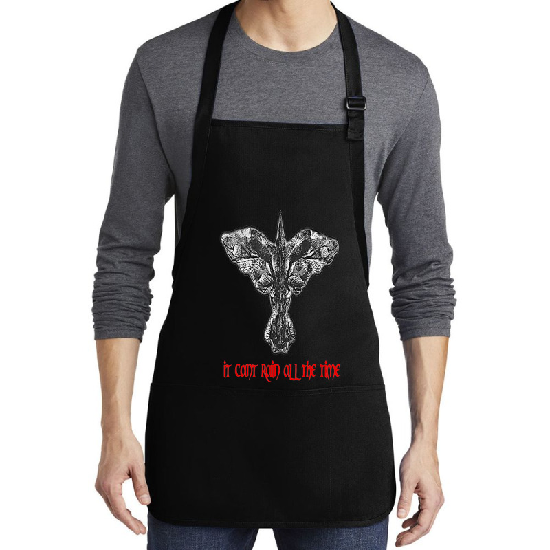 Crow Cross It Can't Rain All The Time Medium-length Apron | Artistshot