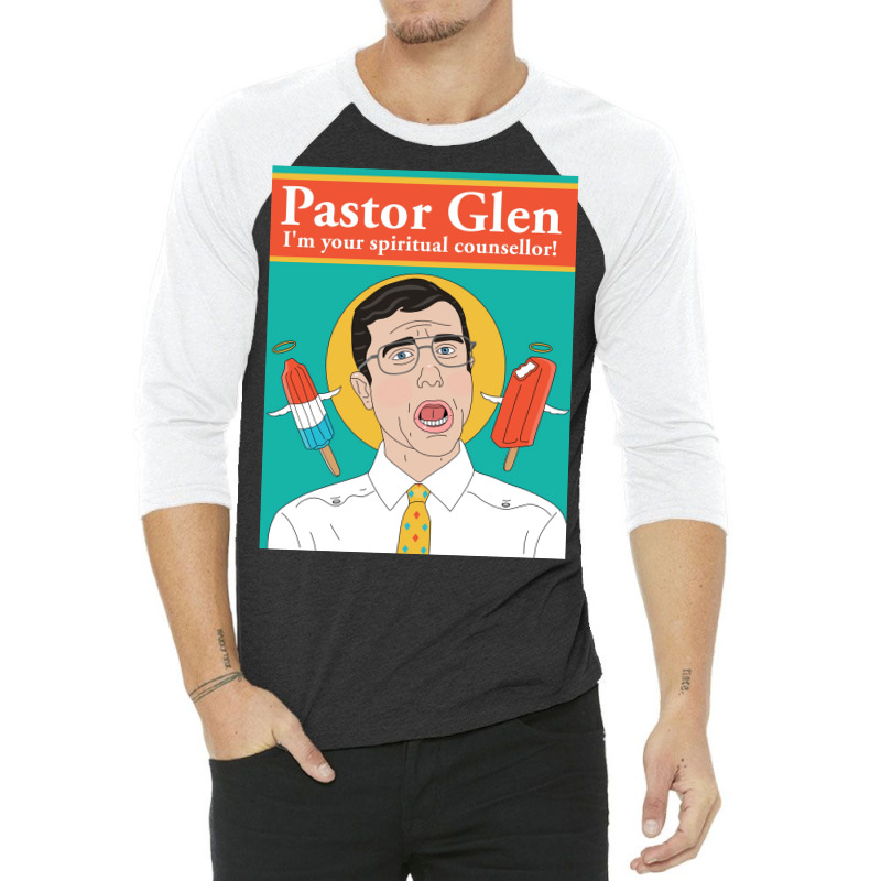 Pastor Glen From Letterkenny Poster Retro 3/4 Sleeve Shirt by kezzjaxelo | Artistshot