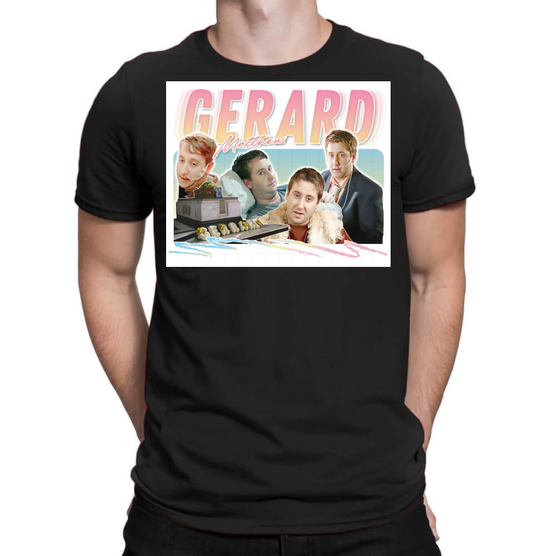 Gerard Retro Style Peep Show Original Fan Art Poster Red (1) T-shirt | Artistshot