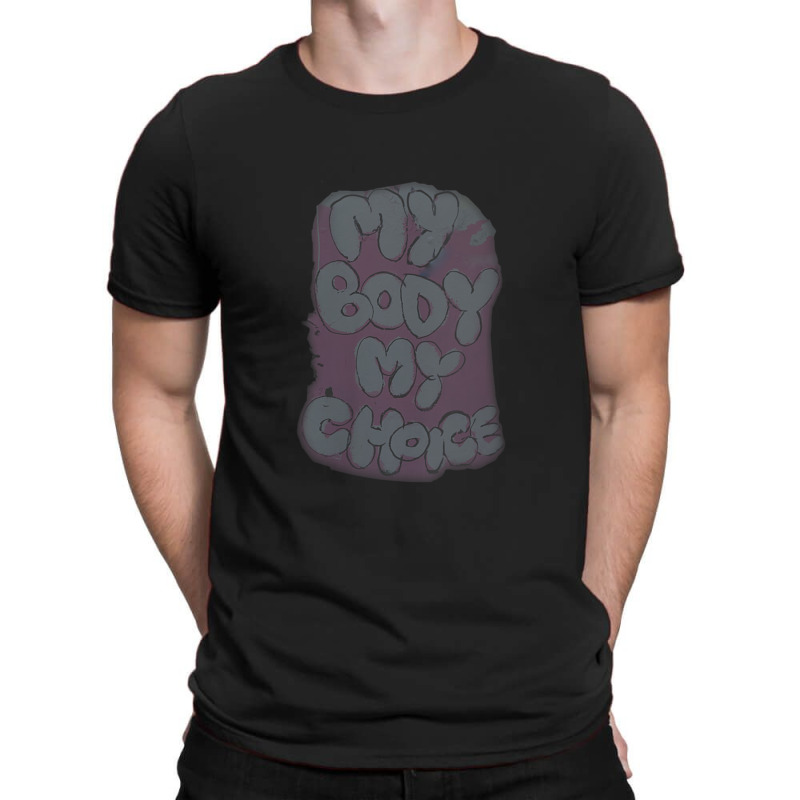 Womens My Body My Choice Women Rights Empowerment Graphic Design V-nec T-shirt | Artistshot