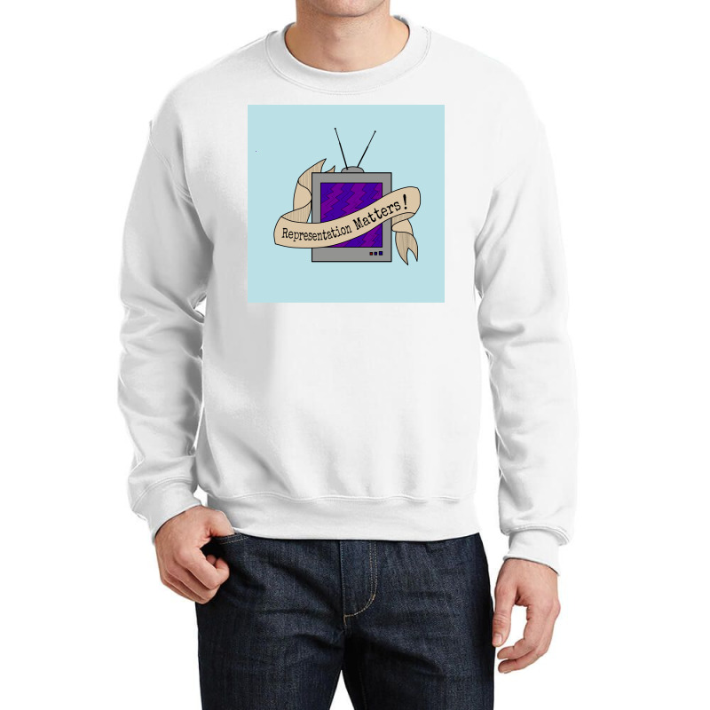 Representation Matters Poster Girl Crewneck Sweatshirt | Artistshot