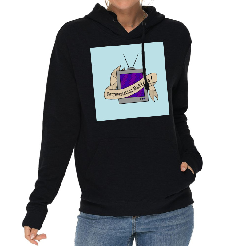 Representation Matters Poster Girl Lightweight Hoodie | Artistshot