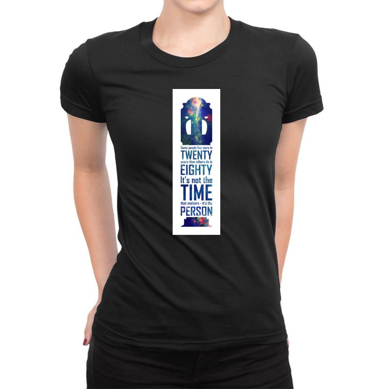 Itx27s Not The Time That Matters Poster Tumblr (1) Ladies Fitted T-Shirt by obontibencekn | Artistshot