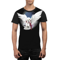 Snowy White Owl Graphic T-shirt | Artistshot