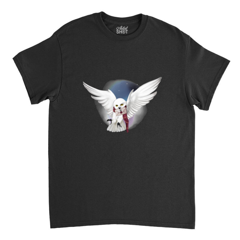 Snowy White Owl Classic T-shirt | Artistshot