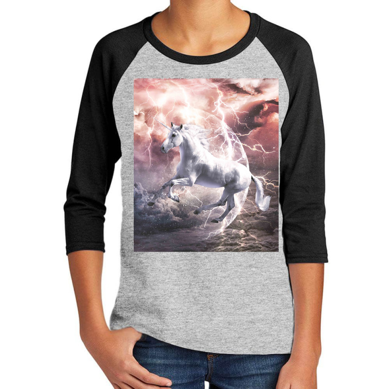 Limited Edition Epic Lightning Unicorn-bwcsc Youth 3/4 Sleeve by webberkyla | Artistshot