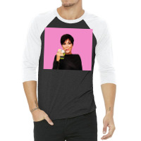 Kris Jenner Poster Hipster (1) 3/4 Sleeve Shirt | Artistshot