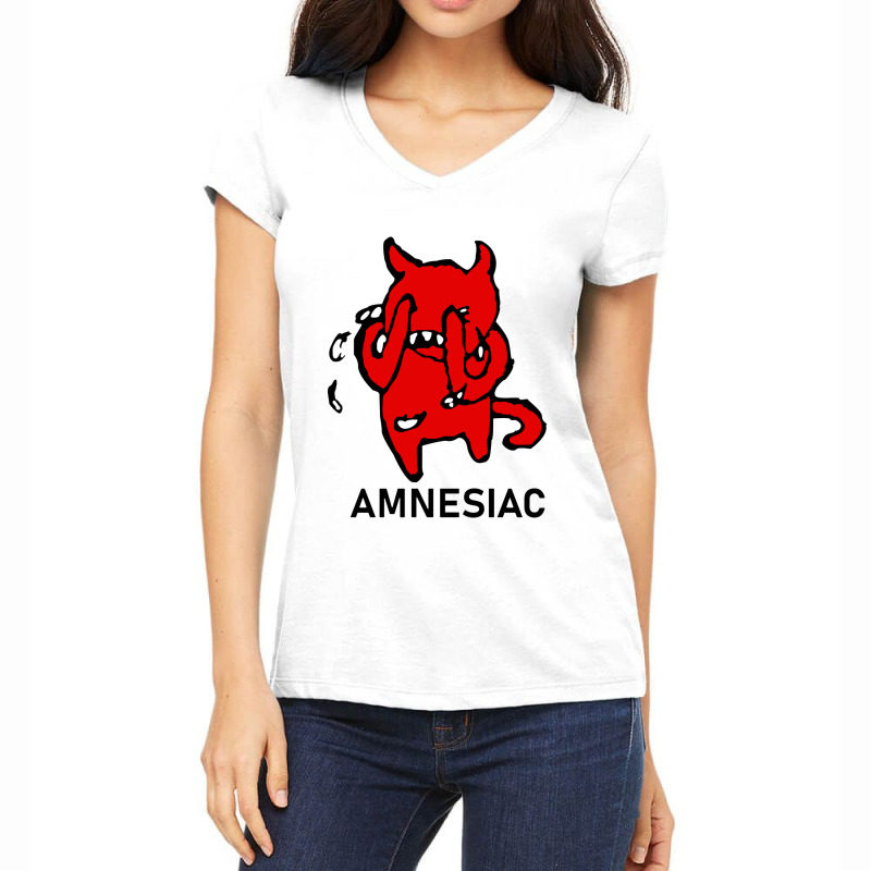 Amnesiac Best Album Women's V-Neck T-Shirt by bakurujak | Artistshot