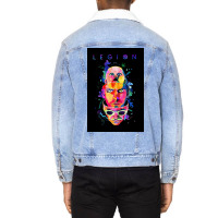 Legion Poster Cute Vintage (1) Unisex Sherpa-lined Denim Jacket | Artistshot