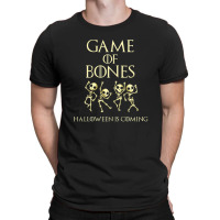 Game Of Bones Halloween Is Coming Costume Skeleton T-shirt | Artistshot