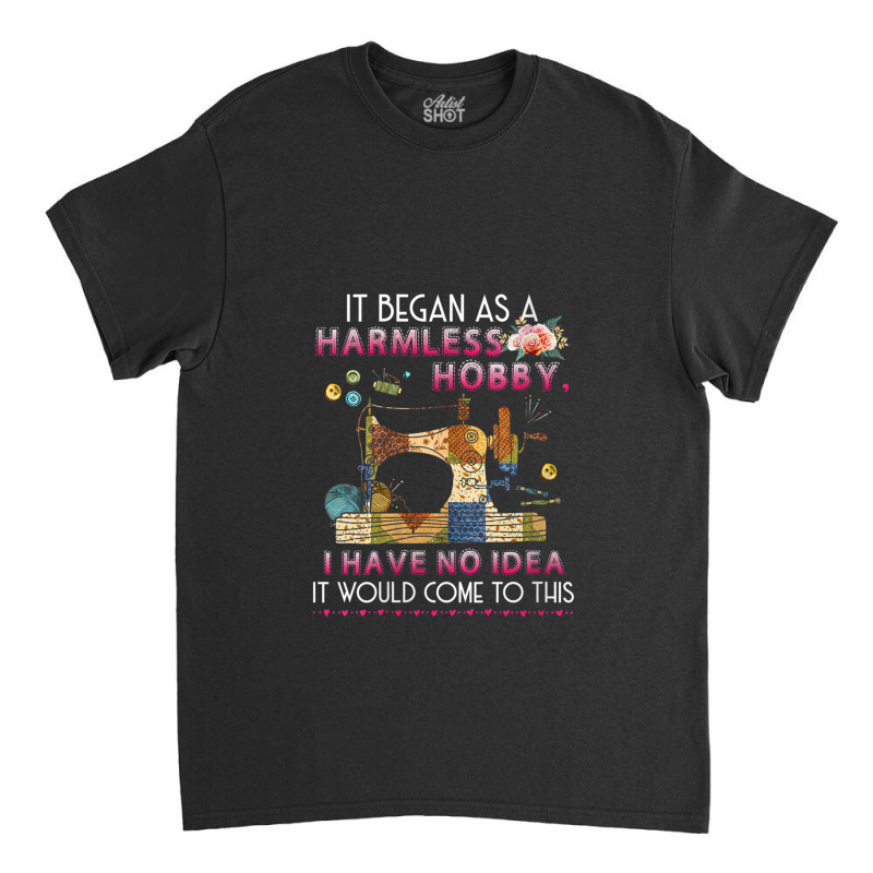 Womens Quilting Saying Sewing Quote Quilt Hobby Graphic Themed V-neck Classic T-shirt | Artistshot