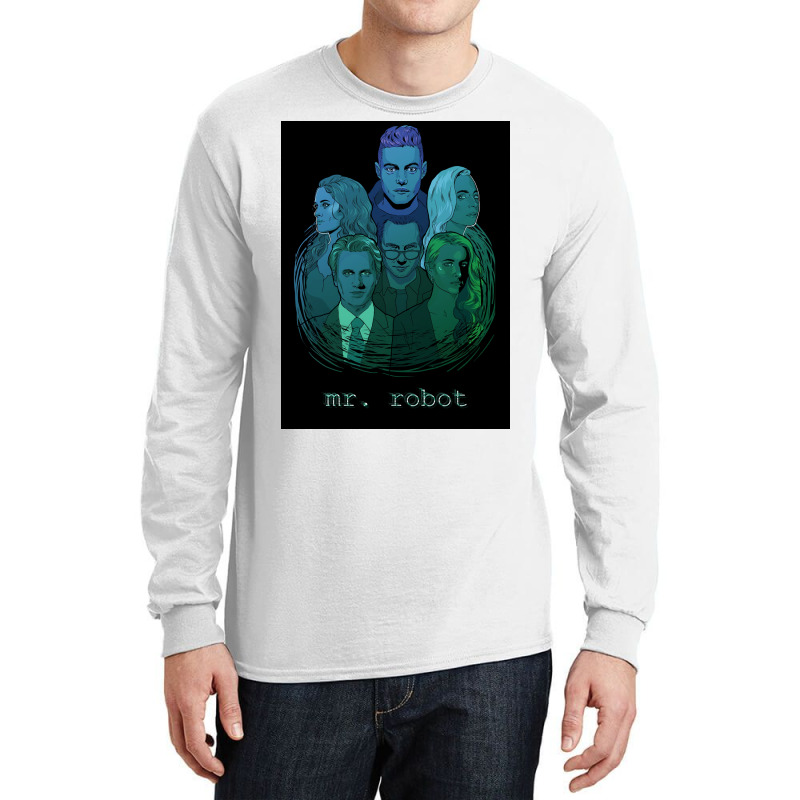 Mr Robot Poster Cute Long Sleeve Shirts by shabnajianxiq | Artistshot