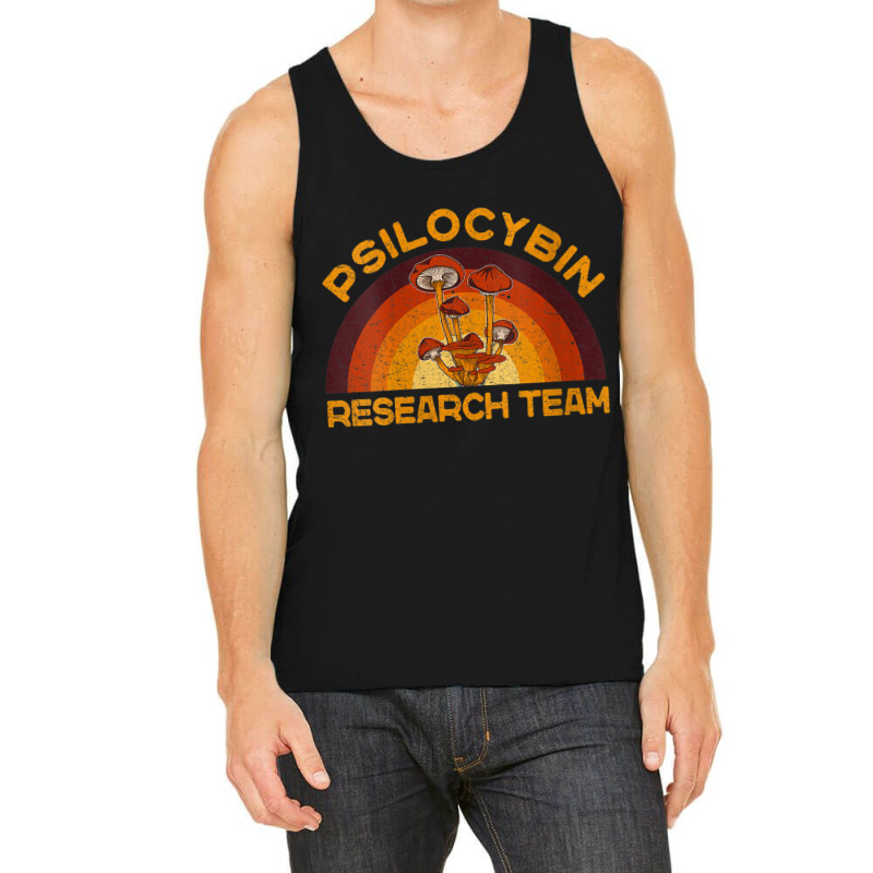 Womens Retro Mushroom Shirt, Vintage Psilocybin Research Team V-neck Tank Top | Artistshot