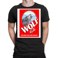 Wolf Cola Poster Hippie T-shirt | Artistshot