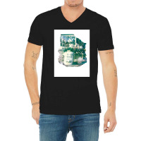 Emulsion Lift 1 Flower Market Classic Summer 70s V-neck Tee | Artistshot