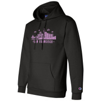 Womens San Francisco California Pink Vintage Skyline Champion Hoodie | Artistshot