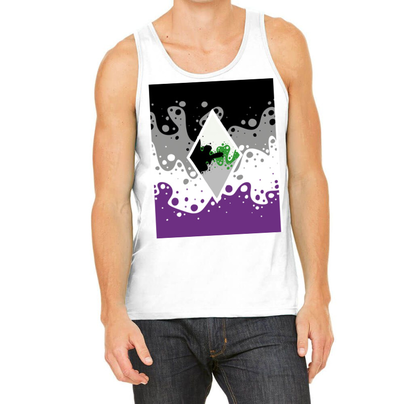 Identity Fluid Combined Ace And Demiromantic   Diamond Tank Top by siddiramika3 | Artistshot