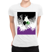 Identity Fluid Combined Ace And Demiromantic   Diamond Ladies Fitted T-shirt | Artistshot