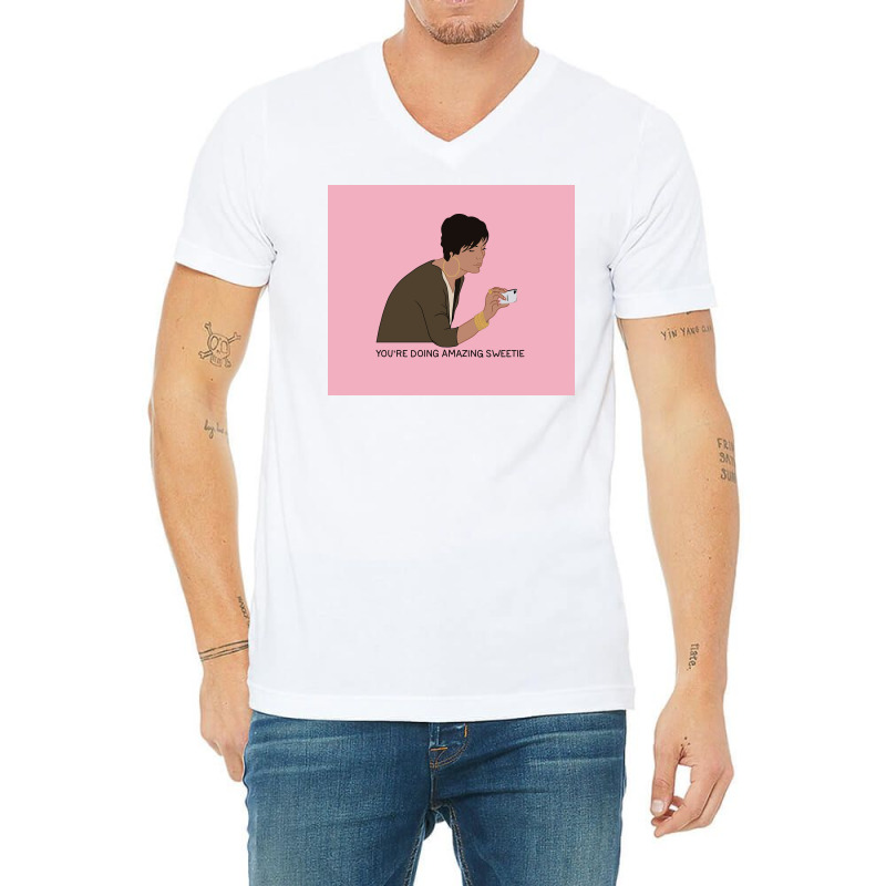 Youx27re Doing Amazing Sweetie Poster 80s V-neck Tee | Artistshot