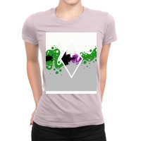 Identity Fluid Combined Demiromantic And Demisexual   Diamond Ladies Fitted T-shirt | Artistshot