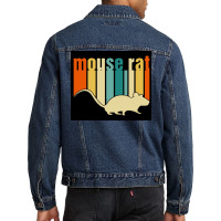 Mouse Rater Mouse Rat Parks And Recreations Scarec Poster Summer (1) Men Denim Jacket | Artistshot