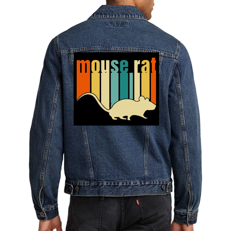 Mouse Rater Mouse Rat Parks And Recreations Scarec Poster Summer (1) Men Denim Jacket by yaadietussi4 | Artistshot