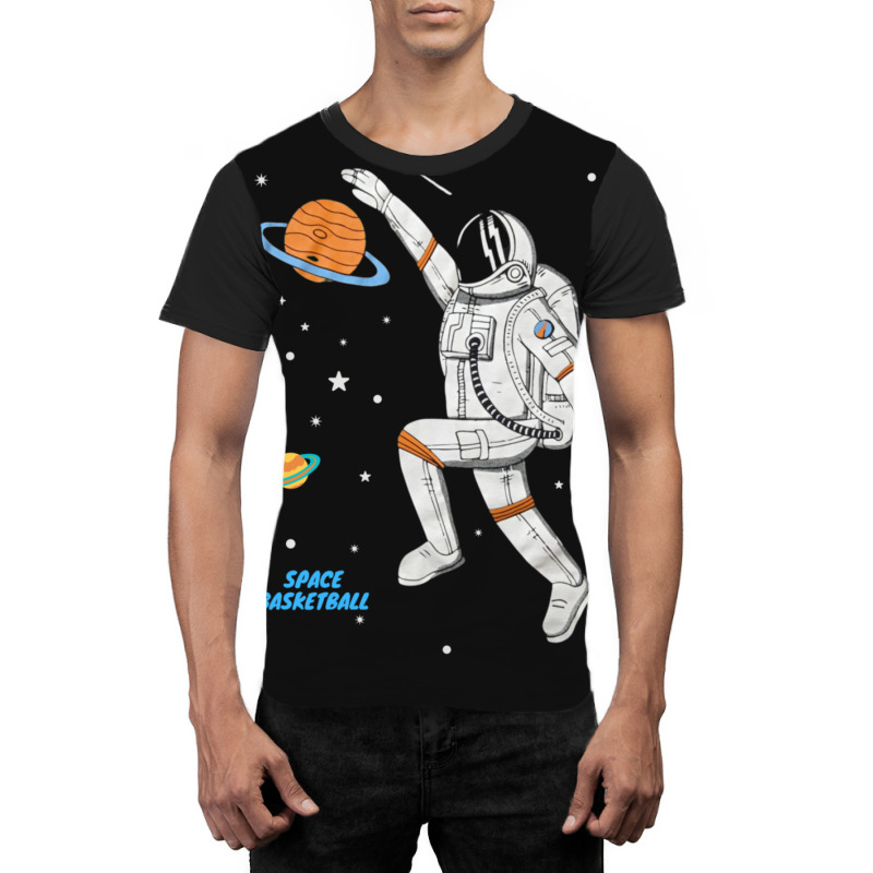 Space Basketball Graphic T-shirt | Artistshot