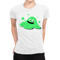 Dragon Quest Bubble Slime Ladies Fitted T-shirt | Artistshot