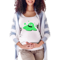 Dragon Quest Bubble Slime Maternity Scoop Neck T-shirt | Artistshot