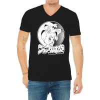 White Lion V-neck Tee | Artistshot