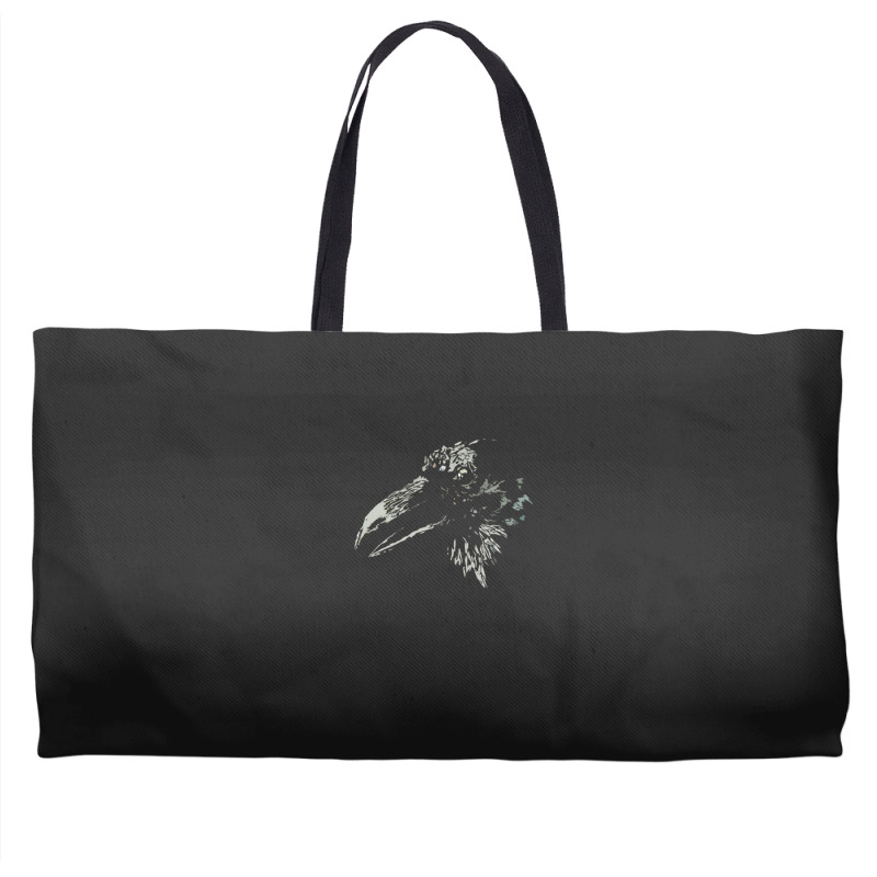 Crow Raven Bird Head T Weekender Totes | Artistshot