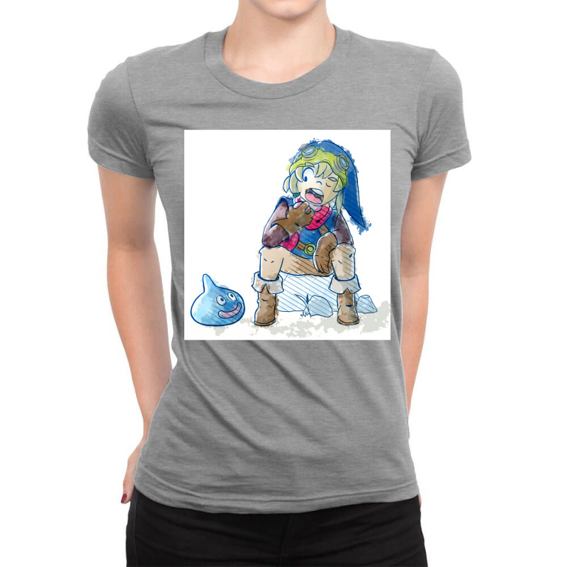 Dragon Quest Builders Ladies Fitted T-Shirt by casonedionq | Artistshot