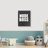 Nude Boss Portrait Canvas Print | Artistshot