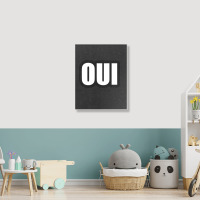 Oui Portrait Canvas Print | Artistshot