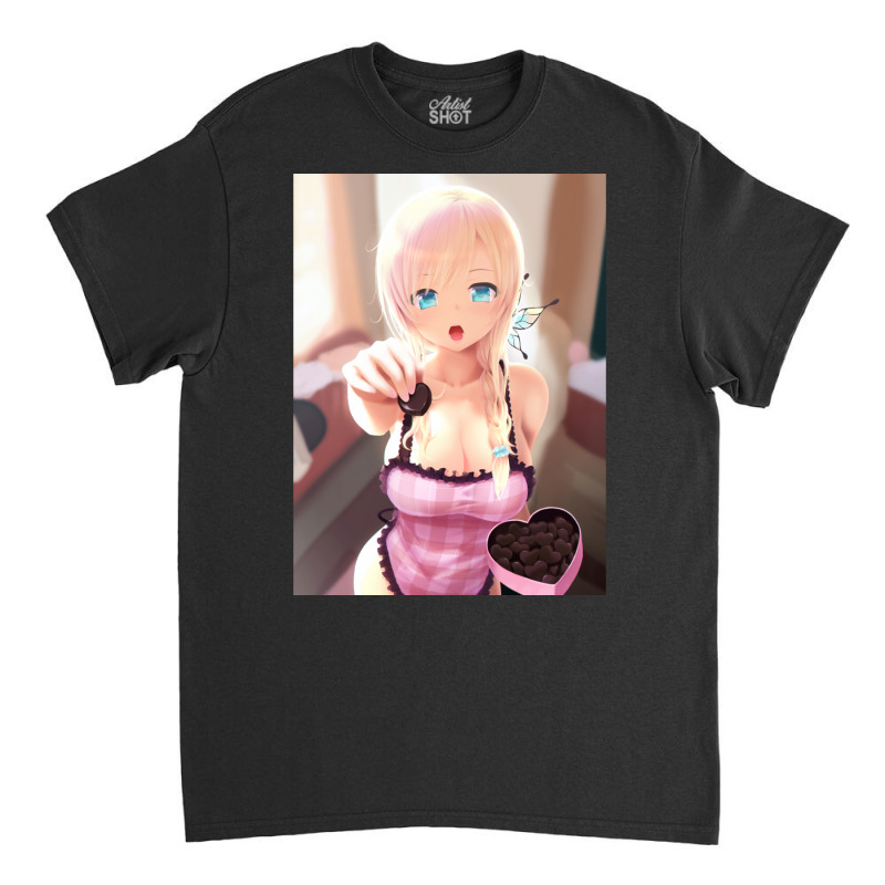 Kawaii Kashiwazaki Senai Don't Have Many Friends Valentine's Day Classic T-shirt by DisplayBless | Artistshot