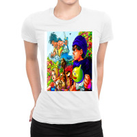 Quest Of The 5th Dragon Artwork X 1 Ladies Fitted T-shirt | Artistshot