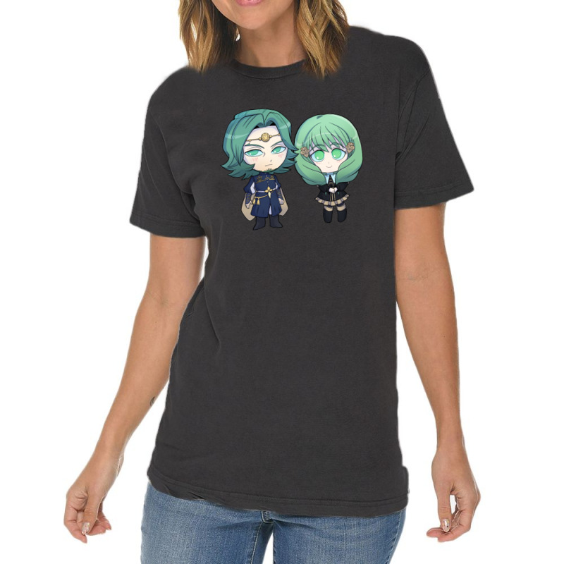 Seteth And Flayn  Fire Emblem Three Houses  Chibi Cuties 1 Vintage T-shirt | Artistshot