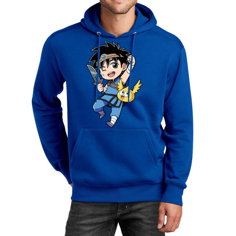 Dragon Warrior Dai X Gomechan   Dragon Quest Unisex Hoodie by matrismonzono | Artistshot